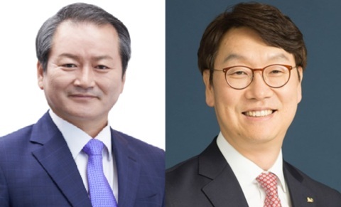 동양생명보험 대표 후보 성대규(사진 왼쪽)와 ABL 생명보험 대표 후보 곽희필. 