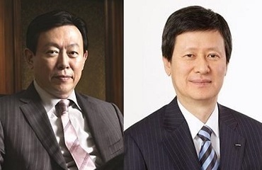 신동빈 롯데그룹 회장과 신동주 일본 롯데홀딩스 전 부회장 형제. 