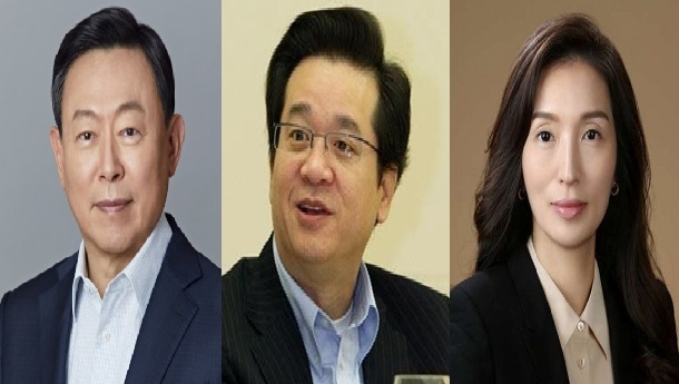사진 왼쪽부터 신동빈 롯데 회장, 이재현 CJ 회장, 성래은 영원무역 부회장. 