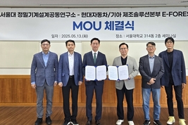 현대차·기아-서울대학교, 소프트웨어 중심 공장 구현 위한 MOU