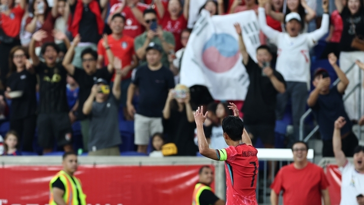 홍명보號 미국전 2-0 승리...손흥민,1골 1도움 '수훈갑'