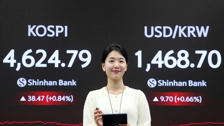 코스피, 4600선 안착...사상 최고치 경신