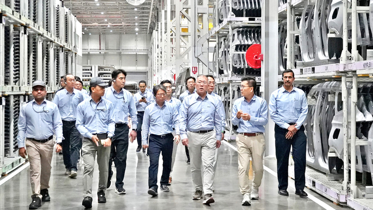 현대차 정의선, 새해벽두 글로벌경영 광폭 행보...중국·미국·인도서 미래 성장동력 점검