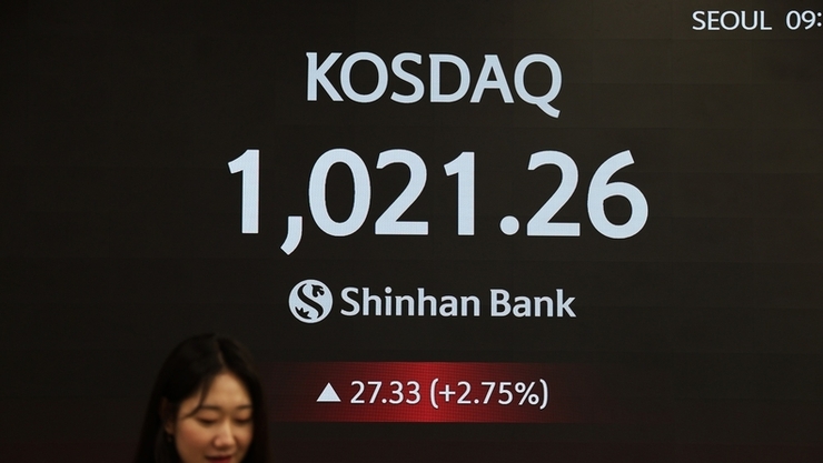 코스닥 7 급등 ‘천스닥’ 복귀…사이드카 발동, 코스피는 하락 전환