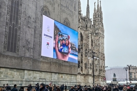삼성전자, 밀라노 도심 옥외광고로 2026 동계올림픽 열기 달군다