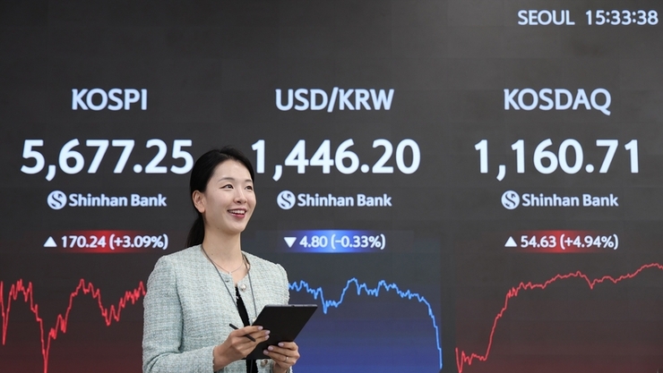 코스피, 사상 첫 5600선 돌파…‘19만전자’에 증시 랠리 본격화