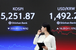 이란 사태에 국제유가 폭등…코스피 6 급락하며 5200선 마감