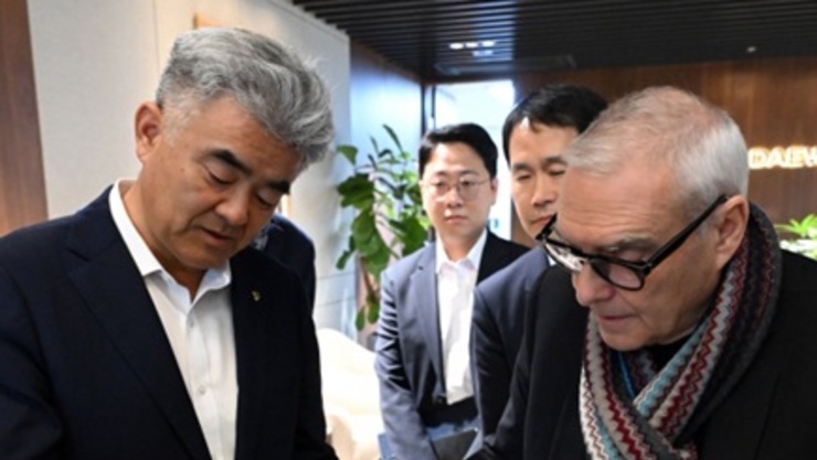 대우건설 정원주, 세계적 건축가 도미니크 페로와 조우...주거·도시개발 ‘디자인 혁신’ 논의