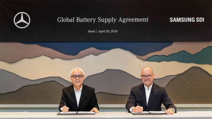 삼성SDI, 벤츠에 배터리 첫 공급…프리미엄 전기차 협력