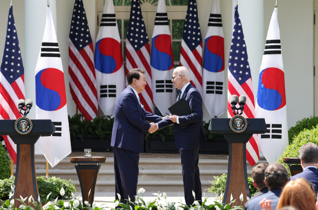 지난 4월, 한미 정상이 '워싱턴 선언'을 발표했다. (사진=KBS뉴스)
