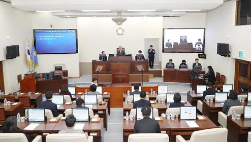양산시의회 제197회 임시회. (사진=양산시의회)