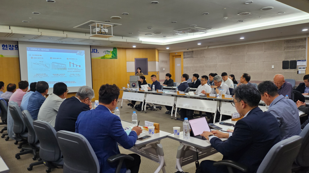 임산물 수출업체 소통 간담회. (사진=산림청)